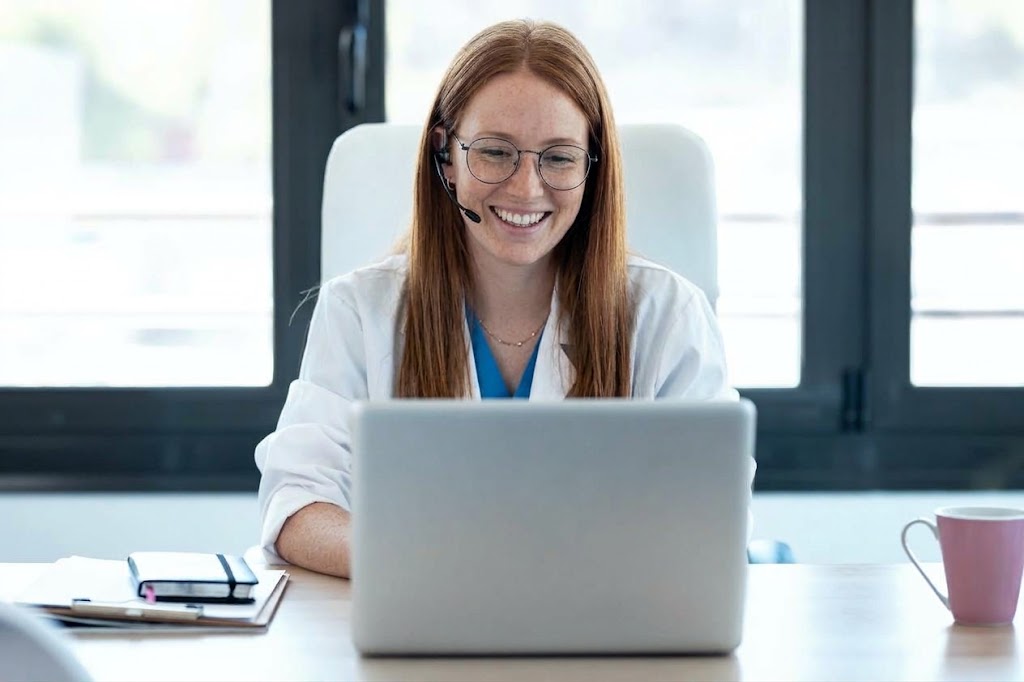 female doctor smiling